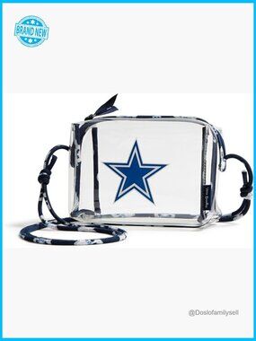 Clear Crossbody Bag NFL Stadium Approved Adjustable Strap TPU Sling Purse